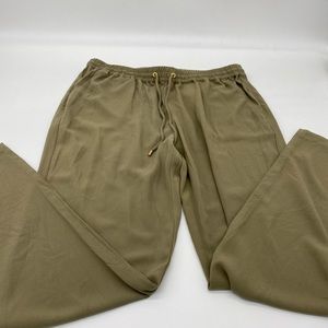 Michael Michael Kors Olive Green Elastic Waist Pants